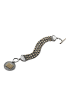 Garnet Multi-Stranded T-Lock Bracelet